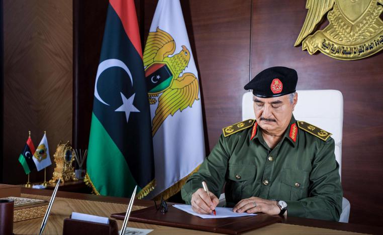 القائد العام للجيش الوطني الليبي المشير خليفة حفتر