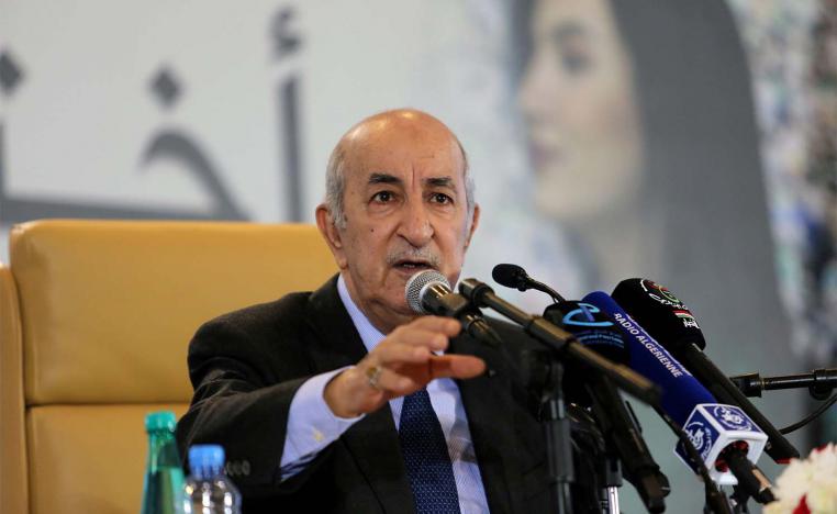 Algerian President Abdelmadjid Tebboune 