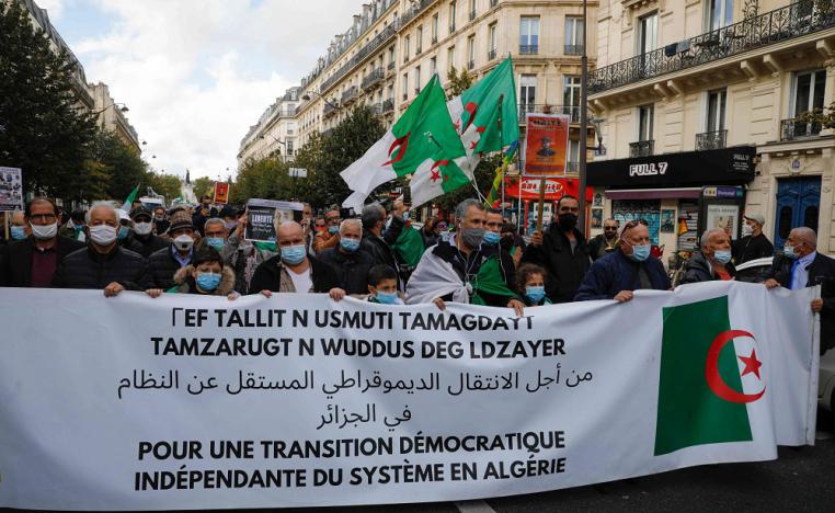 مشاركة جزائريي الخارج في الحراك بلغت مرحلة الاحتراف