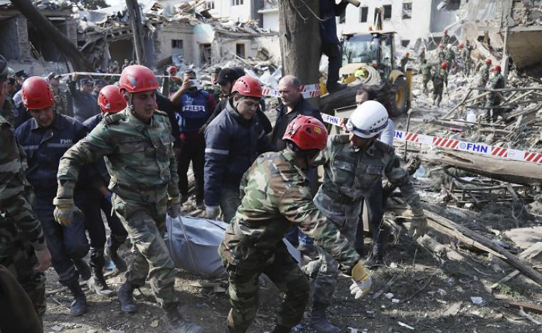 قصف متبادل بين أرمينيا وأذربيجان يوقع قتلى وجرحى من الجانبين 