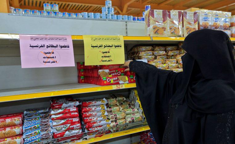 بعض المنتجات الفرنسية أزيلت من رفوف متاجر بالشرق الأوسط 
