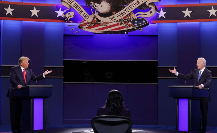 الرئيس الاميركي دونالد ترامب ومرشحه الديمقراطي جو بايدن