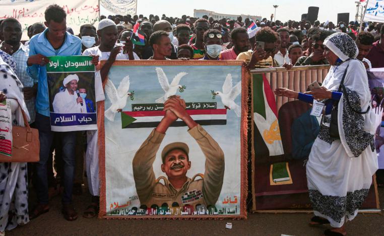 مؤيدون لجنرال "حميدتي" في الخرطوم