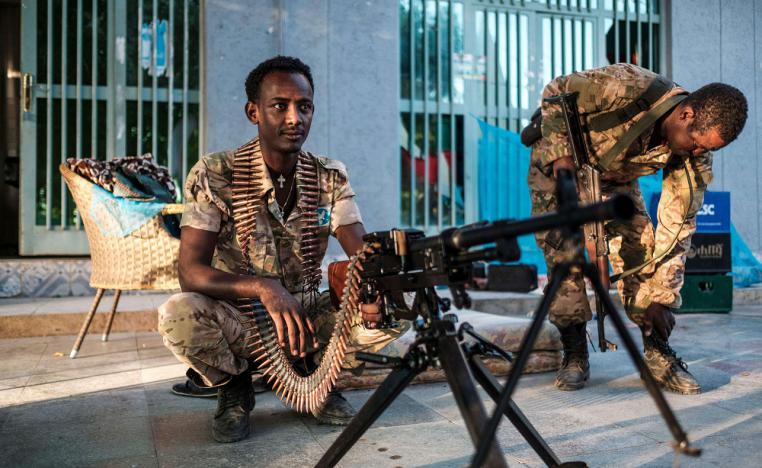 مقاتل تابع لقوات أمهرة الخاصة