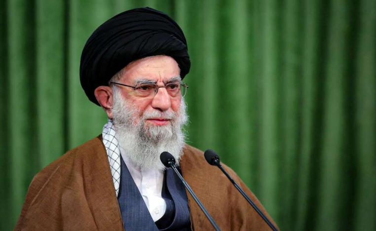 الزعيم الإيراني الأعلى آية الله علي خامنئي 