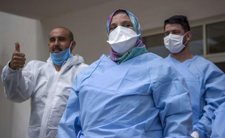 طاقم طبي في أحد المستشفيات بالمغرب