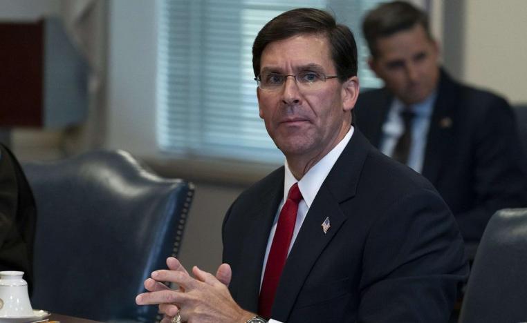 وزير الدفاع الاميركي مارك اسبر 