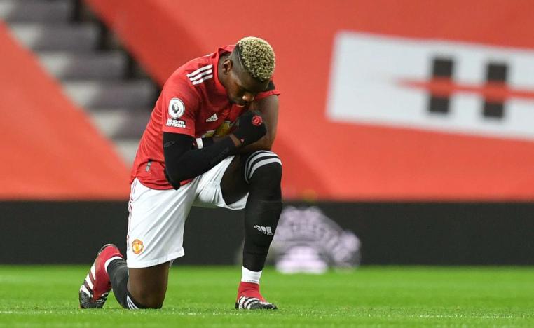 بول بوغبا لاعب وسط مانشستر يونايتد 