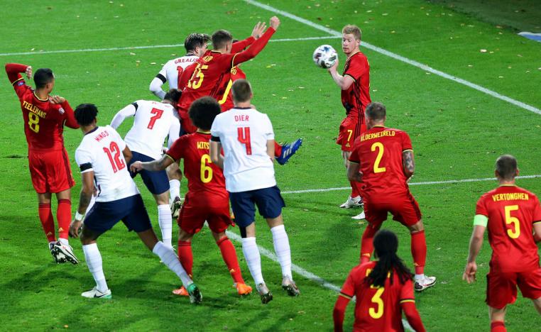 مباراة بلجيكا وانكلترا