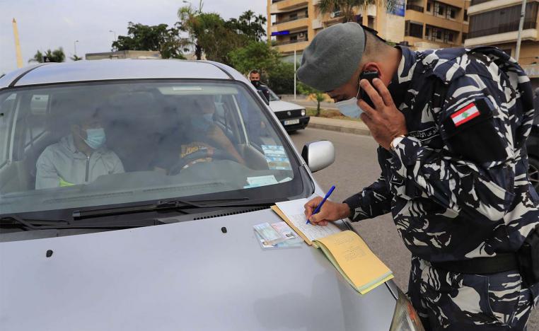 The lockdown comes after the number cases increased sharply in recent weeks around Lebanon