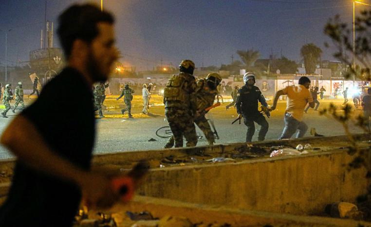 المحتجون في العراق