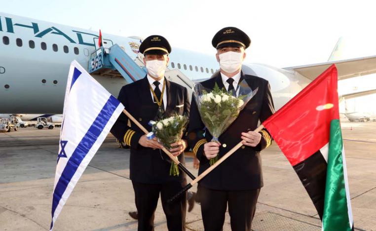 Flights from Abu Dhabi to Tel Aviv will start March 28 