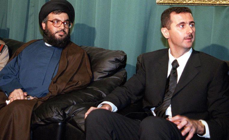 لقاء يجمع الرئيس السوري بشار الأسد بزعيم حزب الله حسن نصر الله