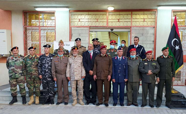 وفدا اللجنة العسكرية الليبية المشتركة (5+5)  