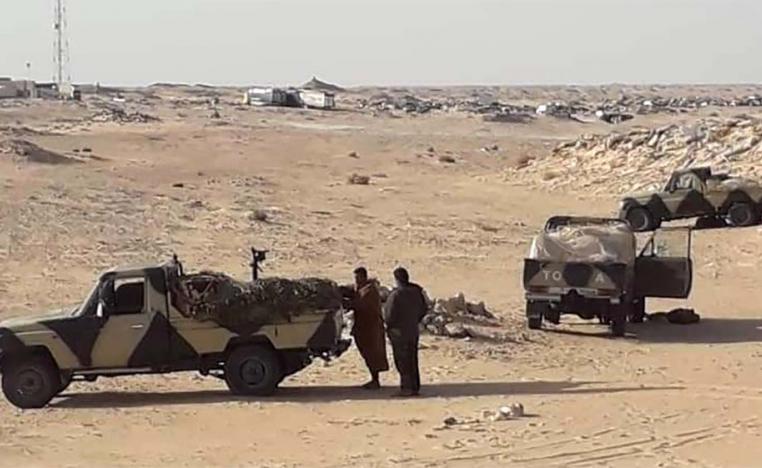 Polisario militiamen defying repeated UN calls to leave Guerguerat buffer zone