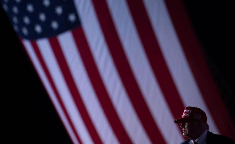 الرئيس الأميركي دونالد ترامب في لقاء انتخابي