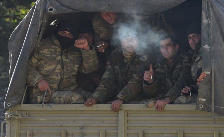 عناصر من الجيش الأذربيجاني