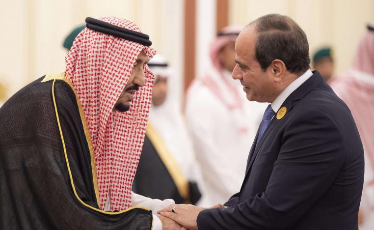 الرئيس المصري عبدالفتاح السيسي والعاهل السعودي الملك سلمان بن عبدالعزيز