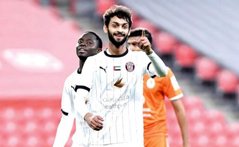 زايد العامري 'المتألق' من حساب نادي الجزيرة على تويتر