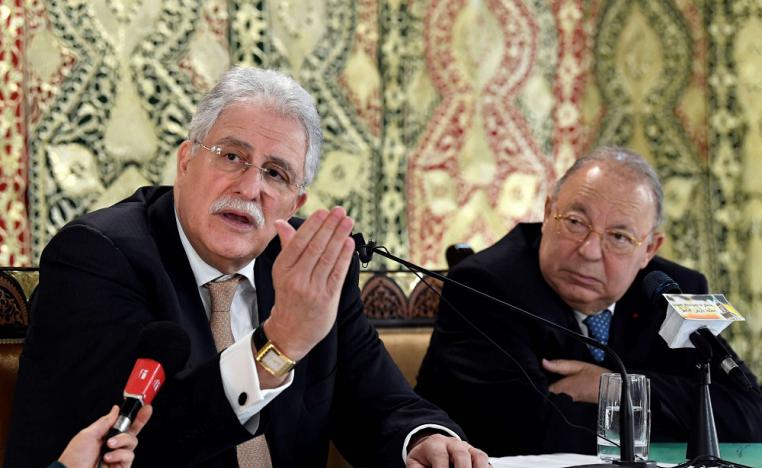 شمس الدين حافظ عميد مسجد باريس مع العميد السابق للمسجد دليل أبوبكر