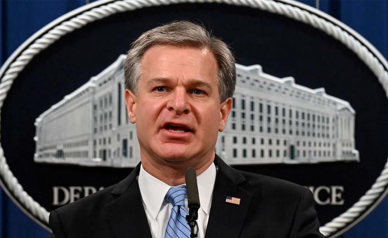 FBI director Christopher Wray 