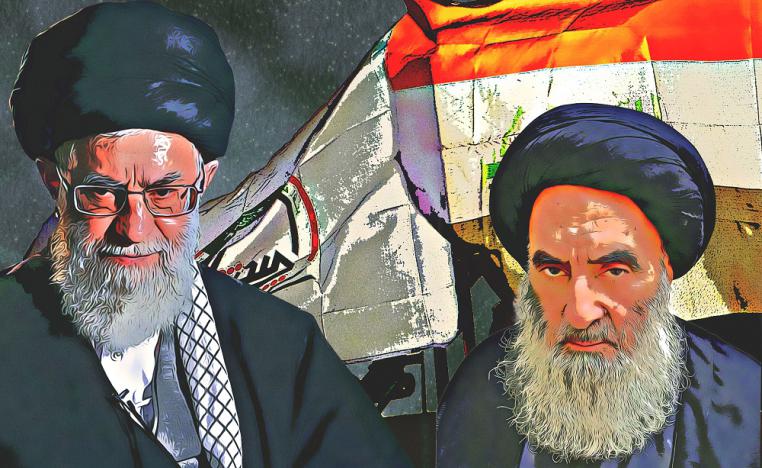 علي السيستاني وعلي خامنئي