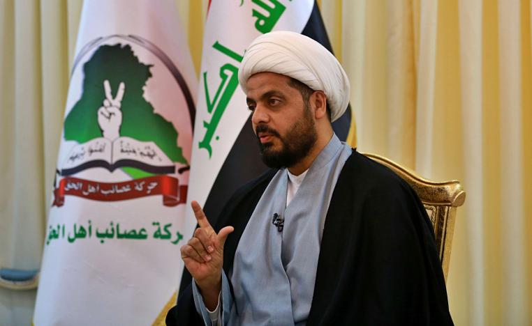 قيس الخزعلي زعيم ميليشيا عصائب أهل الحق