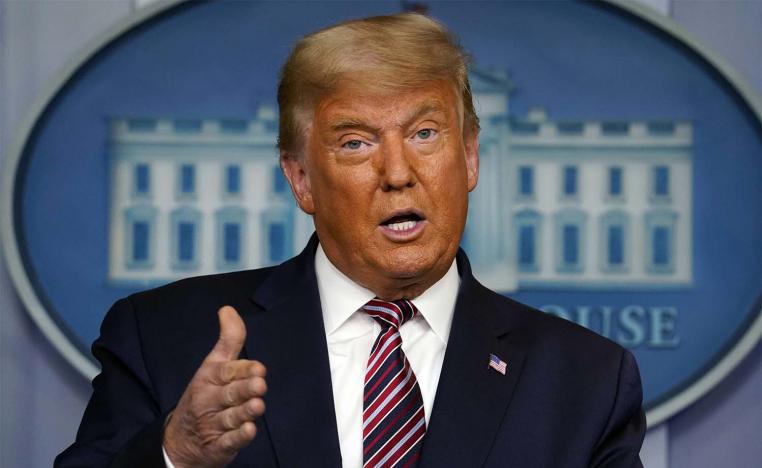 US President Donald Trump 