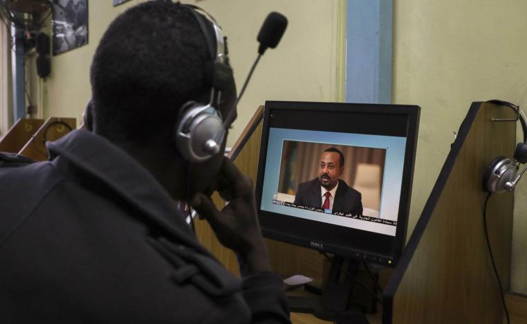 رئيس الوزراء الأثيوبي آبي أحمد في مقابلة تلفزيونية