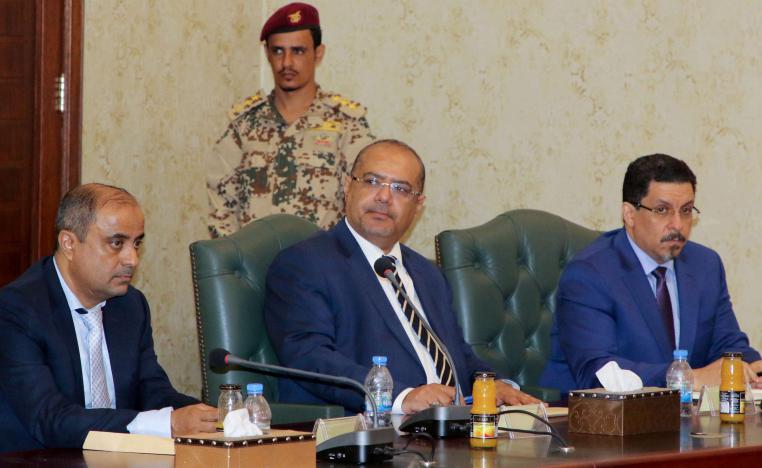 أعضاء من الحكومة اليمنية الجديدة