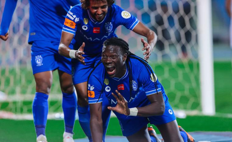 تفاعل غوميس بعد تسجيله الهدف من حساب الهلال على تويتر