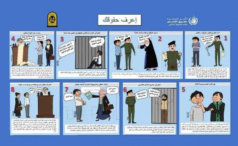 بوستر يونامي لحملة "اعرف حقوقك"