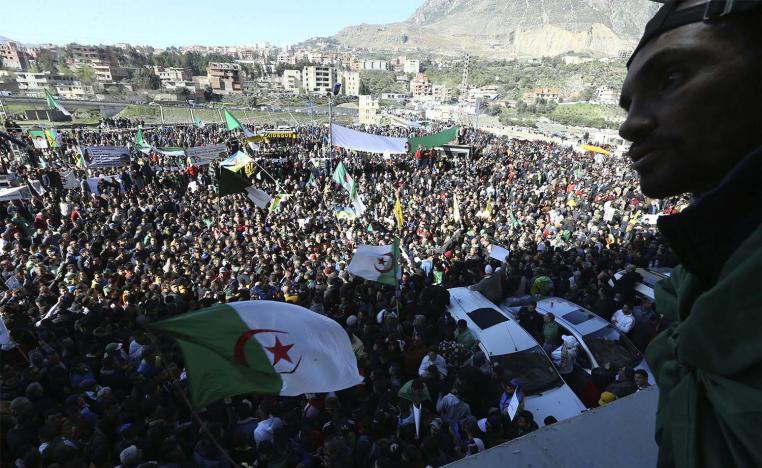Protesters reject a military state