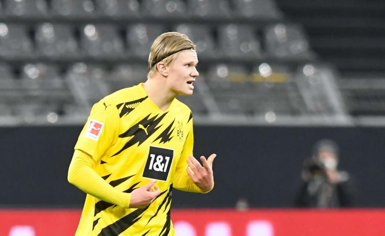 المهاجم النروجي حائط يتكىء عليه دورتموند للعبور الى الدور التالي