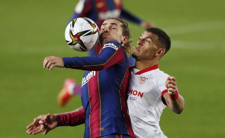 الفوز الثاني على التوالي لبرشلونة على اشبيلية