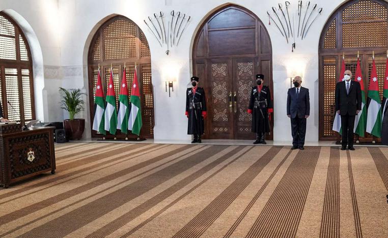 الهواري يؤدي اليمين الدستورية أمام الملك عبدالله