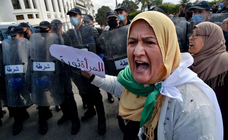 متظاهرات في الجزائر