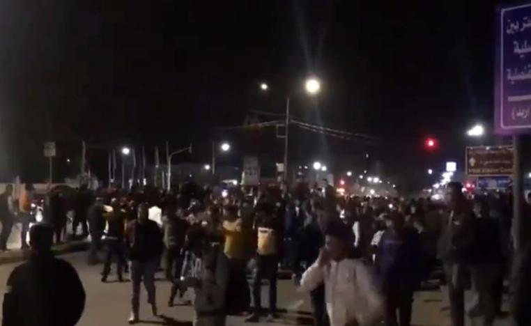 Protesters called for an end to draconian emergency laws 