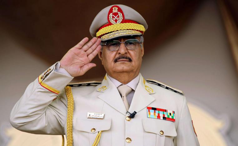 المشير خليفة حفتر قائد الجيش الوطني الليبي