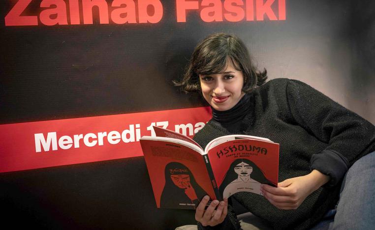 Fasiki's illustrations show "the female body as it is, without taboos"