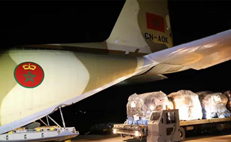 King Mohammed VI ordered the dispatch of eight Moroccan military airplanes carrying 90 tonnes of food aid to Lebanon