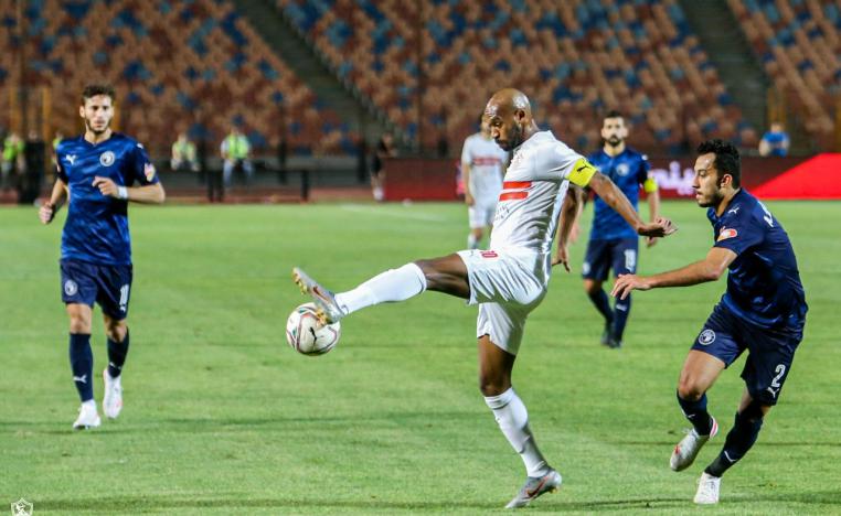 مباراة الزمالك وبيراميدز (الصورة من حساب الزمالك الرسمي على فيسبوك)