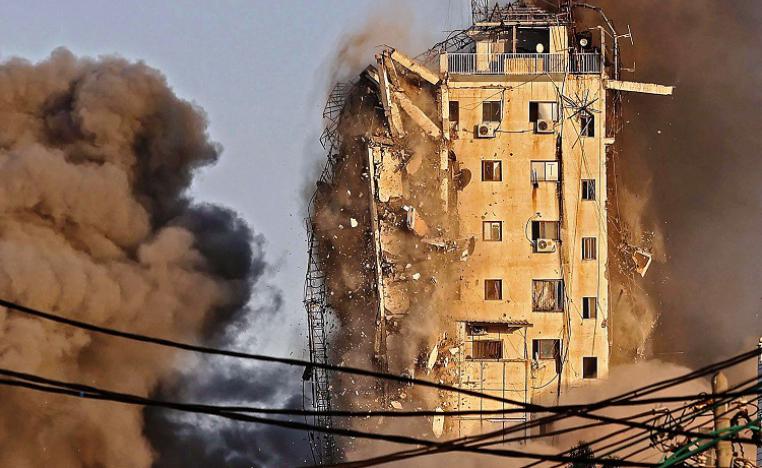 قصف إسرائيلي لمنشآت مدنية في غزة