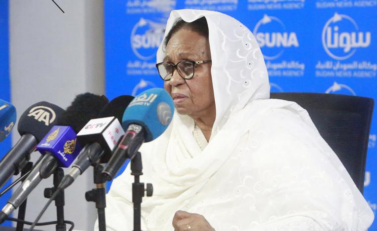 عائشة موسى السعيد عضو مجلس السيادة الانتقالي بالسودان 