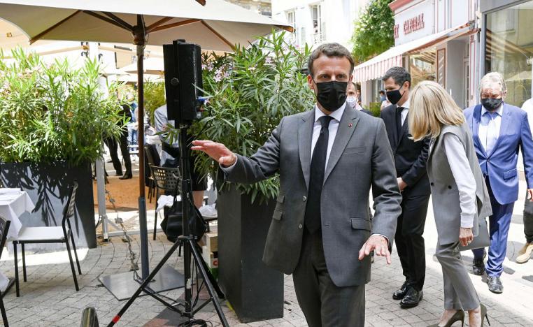 الرئيس الفرنسي إيمانويل ماكرون