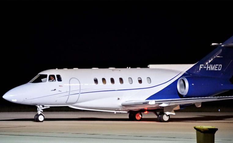 Ghali flew out of Pamplona airport overnight 