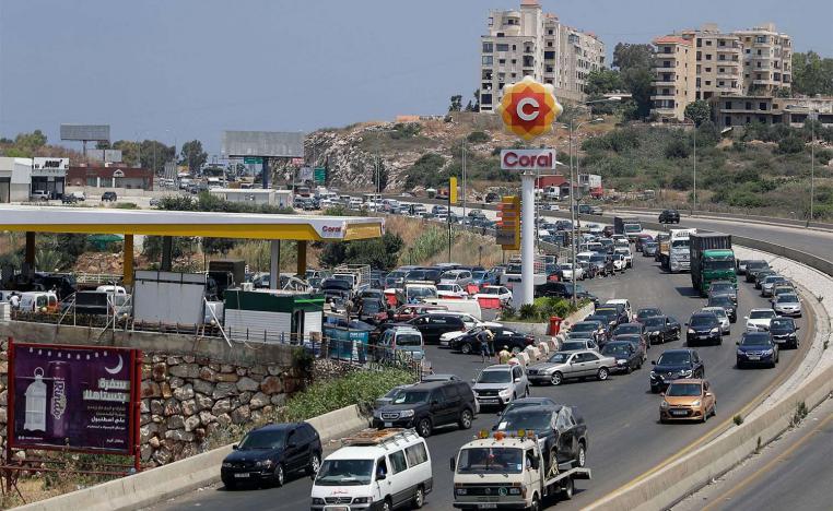 Long queues at petrol stations across Lebanon