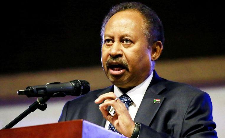 رئيس الوزراء السوداني عبدالله حمدوك