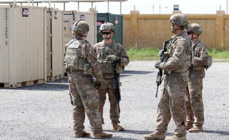 There are currently 2,500 US troops in Iraq focusing on countering the remnants of Islamic State