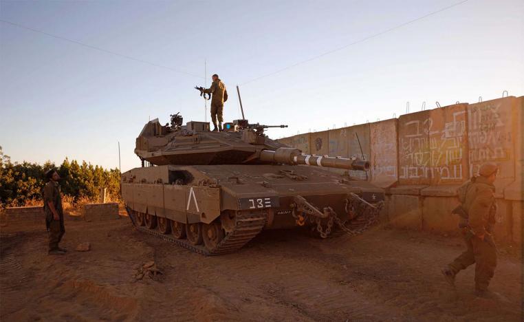 One of the rockets fired at Israel was shot down by missile defences 